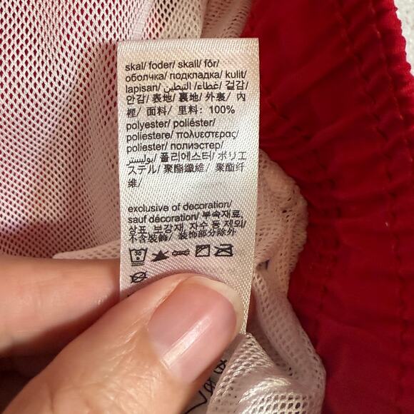 Tommy Hilfiger Men's Drawstring Logo 7" Swim Trunks - Primary Red XXL - Picture 7 of 7